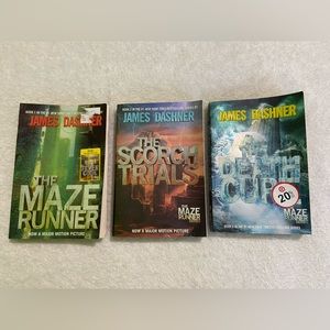 The Maze Runner Series Books 1, 2, &3 by James Dashner